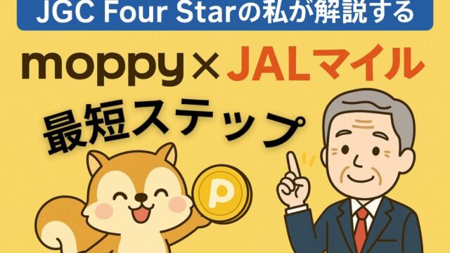 moppy x JALmile 最短ステップのサムネ