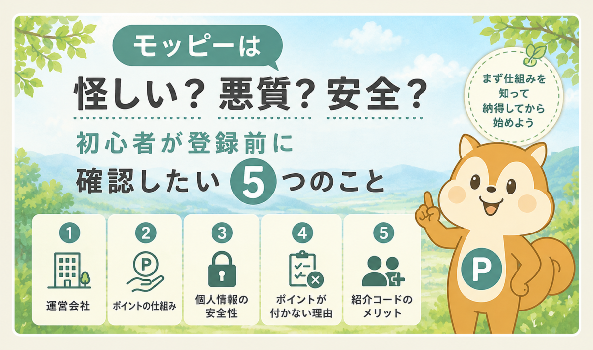 モッピー safety